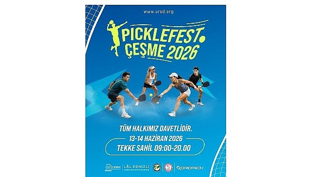 Çeşme’de Pickleball heyecanı: Uluslararası turnuva ve festival peş peşe