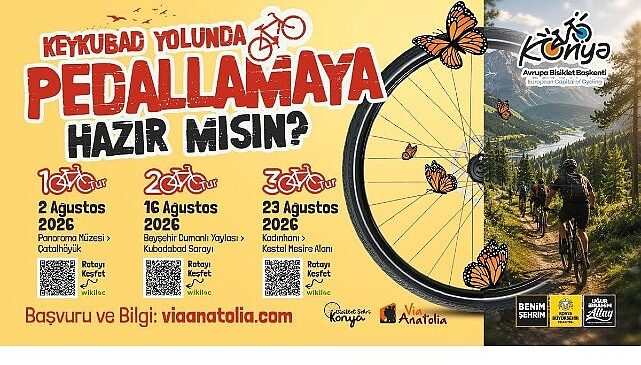 Avrupa Bisiklet Başkenti Konya’da Bisiklet Turları Ağustos Ayında da Devam Edecek