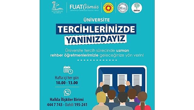 Seferihisar Belediyesi üniversite tercih sürecinde gençlerin yanında