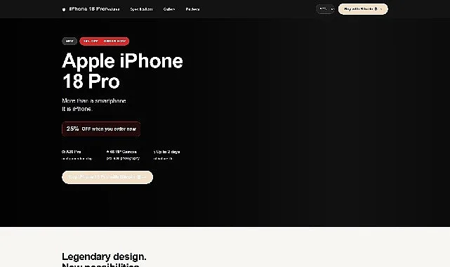 Kaspersky uyardı: Dolandırıcılar sahte kampanya ve sitelerle iPhone 18 heyecanını fırsata çeviriyor
