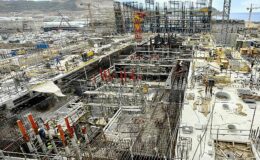 Akkuyu NGS’nin 4. güç ünitesinde makine dairesi binası plakasının beton dökme çalışmaları tamamlandı